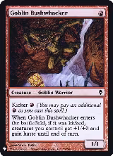Goblin Bushwhacker (125), The List Reprints — Magic card price