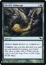 Gleeful Sabotage (116), The List Reprints — Magic card price