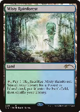 Misty Rainforest (5), Secret Lair Series — Magic card price