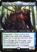 Keruga, the Macrosage (Extended Art) (354), Ikoria: Lair of Behemoths — Magic card price