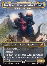 Bio-Quartz Spacegodzilla - Brokkos, Apex of Forever (378), Ikoria: Lair of Behemoths — Magic card price