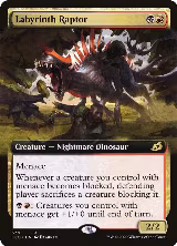 Labyrinth Raptor (Extended Art) (339), Ikoria: Lair of Behemoths — Magic card price