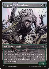 Migratory Greathorn (Showcase) (297), Ikoria: Lair of Behemoths — Magic card price