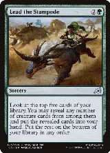 Lead the Stampede (163), Ikoria: Lair of Behemoths — Magic card price