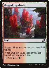 Rugged Highlands (252), Ikoria: Lair of Behemoths — Magic card price