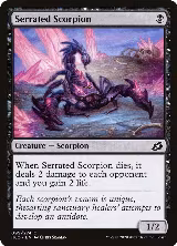 Serrated Scorpion (99), Ikoria: Lair of Behemoths — Magic card price