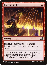 Blazing Volley (107), Ikoria: Lair of Behemoths — Magic card price