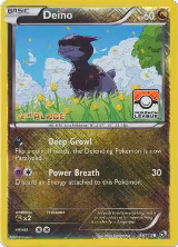 Deino - 97/113 (Pokemon League) [4th Place] (097/113) — card price