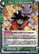 Ginyu the Bodysnatcher (BT10-077) — card price