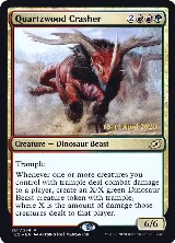Quartzwood Crasher (201), Prerelease Cards — Magic card price