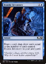 Frantic Inventory (50) — card price