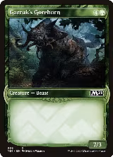 Garruk's Gorehorn (Showcase) (306) — card price