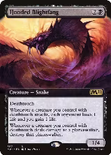 Hooded Blightfang (Extended Art) (357) — card price