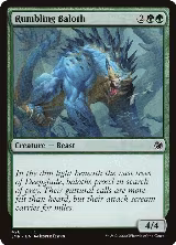 Rumbling Baloth (426) — card price