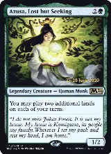 Azusa, Lost but Seeking (173), Prerelease Cards — Magic card price