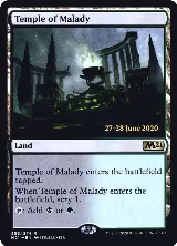 Temple of Malady (M21) (253), Prerelease Cards — Magic card price