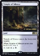 Temple of Silence (M21) (255), Prerelease Cards — Magic card price