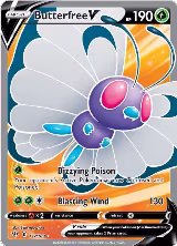 Butterfree V (Full Art) (177/189), Darkness Ablaze — Pokémon card price