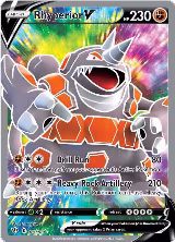 Rhyperior V (Full Art) (181/189), Darkness Ablaze — Pokémon card price