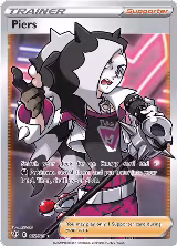 Piers (Full Art) (187/189), Darkness Ablaze — Pokémon card price