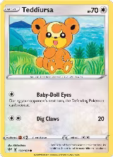 Teddiursa (138/189), Darkness Ablaze — Pokémon card price