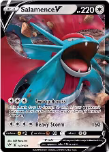 Salamence V (143/189), Darkness Ablaze — Pokémon card price