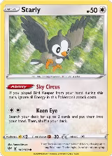 Starly (145/189), Darkness Ablaze — Pokémon card price
