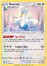 Swanna (149/189), Darkness Ablaze — Pokémon card price