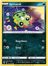 Spinarak (102/189), Darkness Ablaze — Pokémon card price