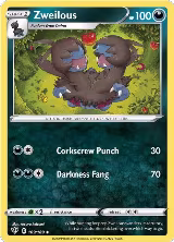 Zweilous (109/189), Darkness Ablaze — Pokémon card price