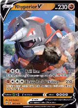 Rhyperior V (095/189), Darkness Ablaze — Pokémon card price