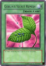 Goblin's Secret Remedy (LOB-099), The Legend of Blue Eyes White Dragon — Yu-Gi-Oh! card price