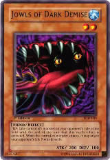 Jowls of Dark Demise (PGD-009) — card price