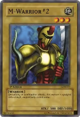 M-Warrior #2 (LOB-077), The Legend of Blue Eyes White Dragon — Yu-Gi-Oh! card price