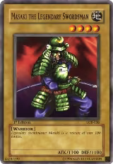 Masaki the Legendary Swordsman (LOB-038), The Legend of Blue Eyes White Dragon — Yu-Gi-Oh! card price
