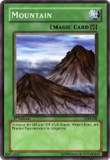 Mountain (LOB-048), The Legend of Blue Eyes White Dragon — Yu-Gi-Oh! card price