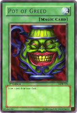 Pot of Greed (LOB-119), The Legend of Blue Eyes White Dragon — Yu-Gi-Oh! card price