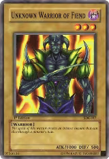 Unknown Warrior of Fiend (SDK-017) — card price