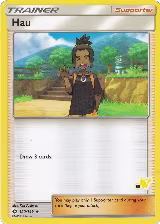 Hau - 120/149 (#33 Pikachu Stamped) (120/149) — card price