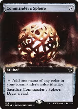 Commander's Sphere (Extended Art) (693) — card price