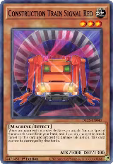 Construction Train Signal Red (DLCS-EN040) — card price
