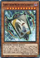 Flower Cardian Willow with Calligrapher (DLCS-EN133) — card price