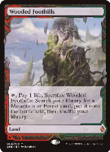 Wooded Foothills (4), Zendikar Rising Expeditions — Magic card price