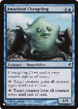 Amoeboid Changeling (LRW) (51/301), The List Reprints — Magic card price