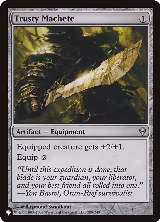 Trusty Machete (209/249), The List Reprints — Magic card price