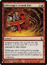 Hidetsugu's Second Rite (102/165), The List Reprints — Magic card price