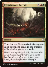 Treacherous Terrain (105), Commander: Zendikar Rising — Magic card price
