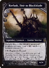 Korlash, Heir to Blackblade (87/180), The List Reprints — Magic card price