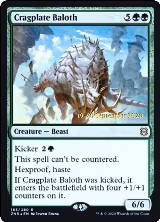 Cragplate Baloth (183), Prerelease Cards — Magic card price
