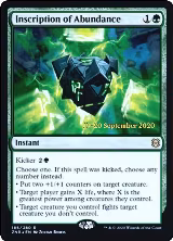 Inscription of Abundance (186) — card price
